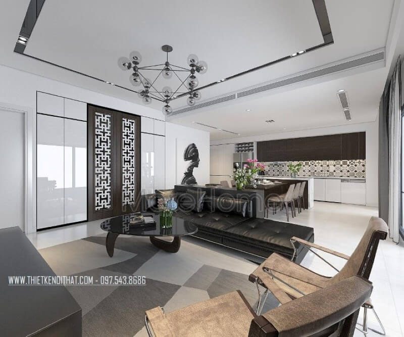 Thiết kế nội thất chung cư Impera Garden sang trọng